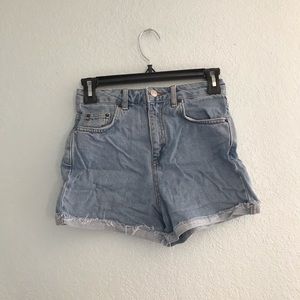 topshop mom shorts